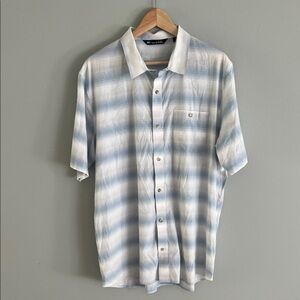 TRAVIS MATHEW MEN’S Nylon blend Light Blue Shirt XL